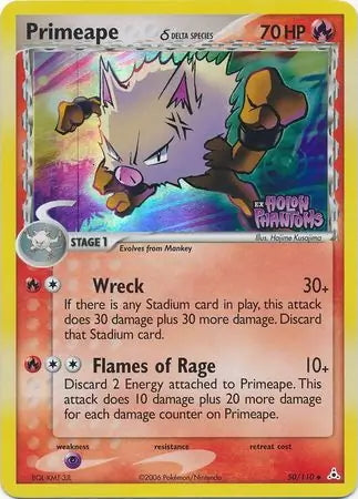 EX Holon Phantoms Primeape #50/110 reverse holo